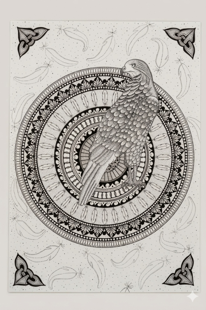 L'Aigle et son Mandala